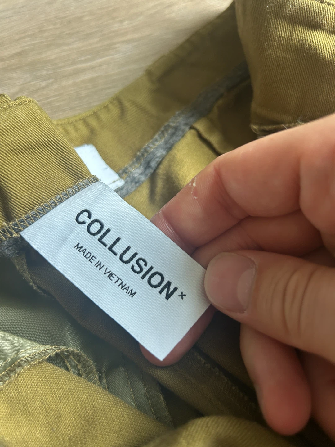 COLLUSION Khaki Shorts - photo 3