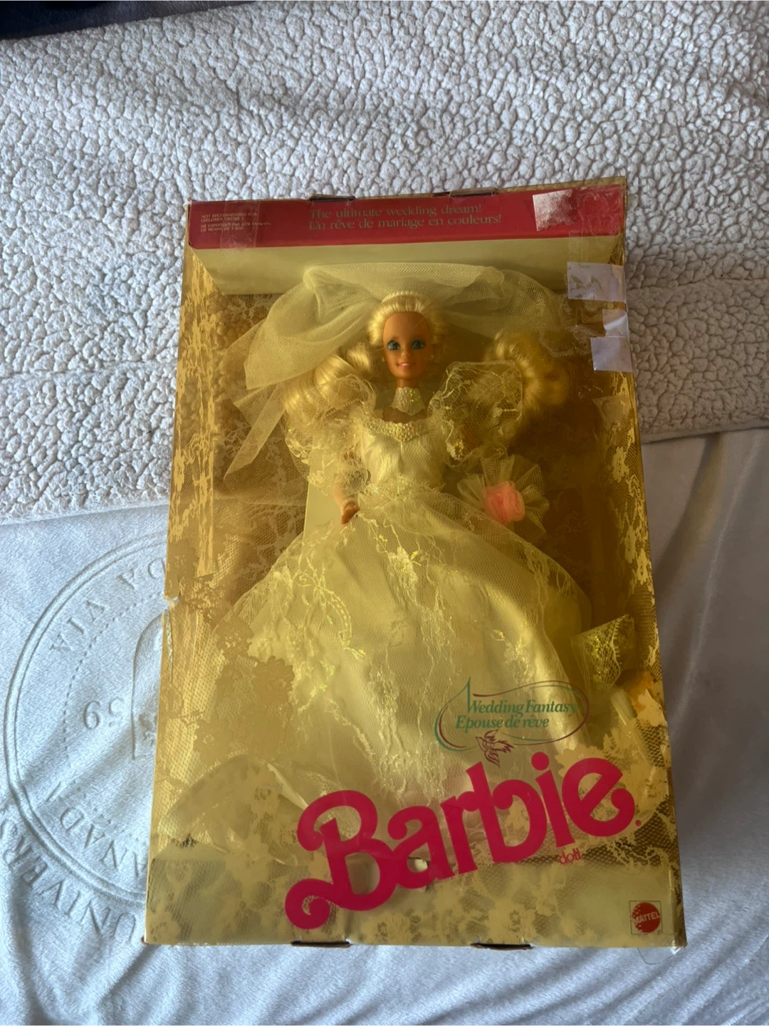 Vintage Mattel Wedding Fantasy Barbie Doll (1989)