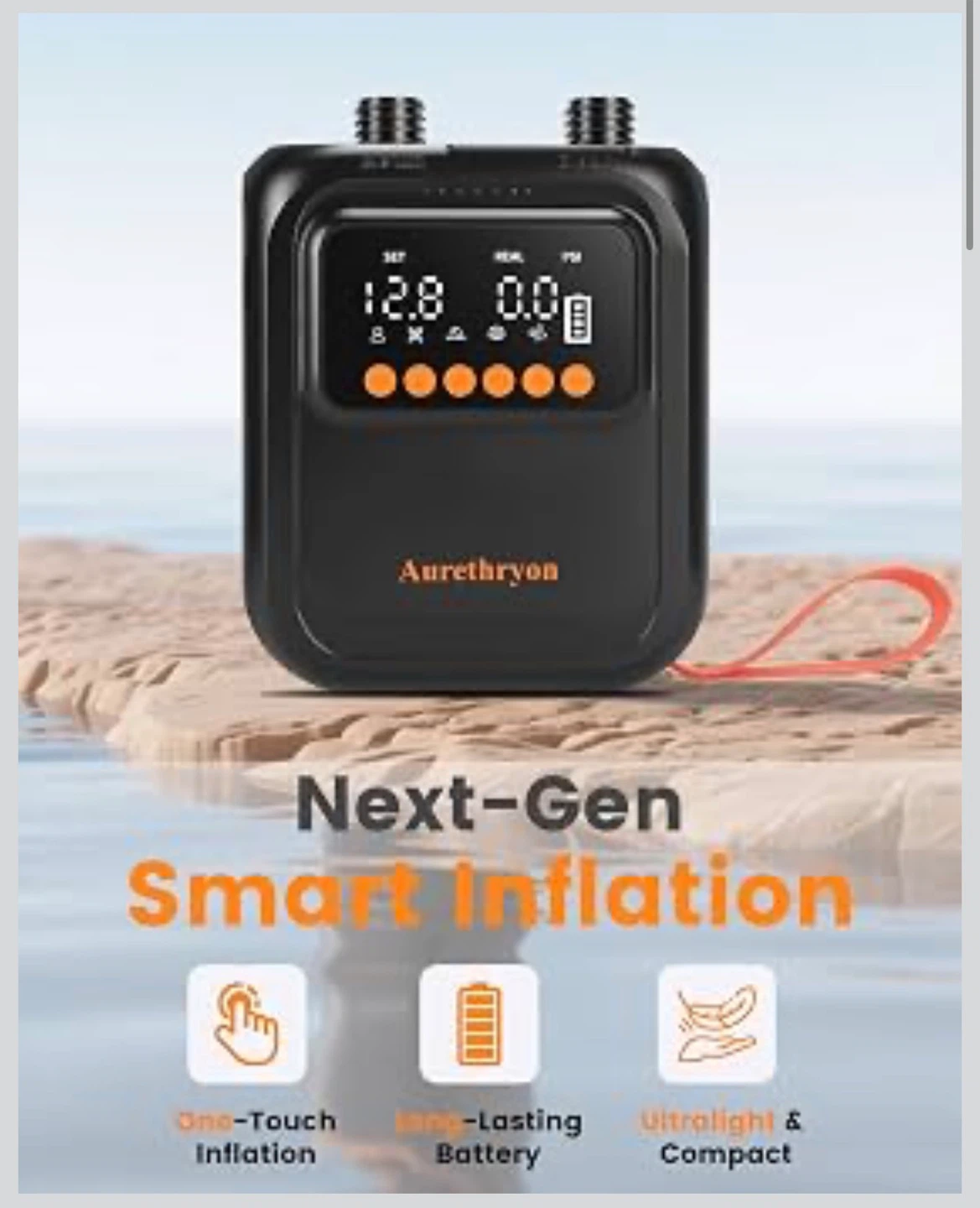 Aurethryon Dual Power Electric Paddle Board Pump - photo 2
