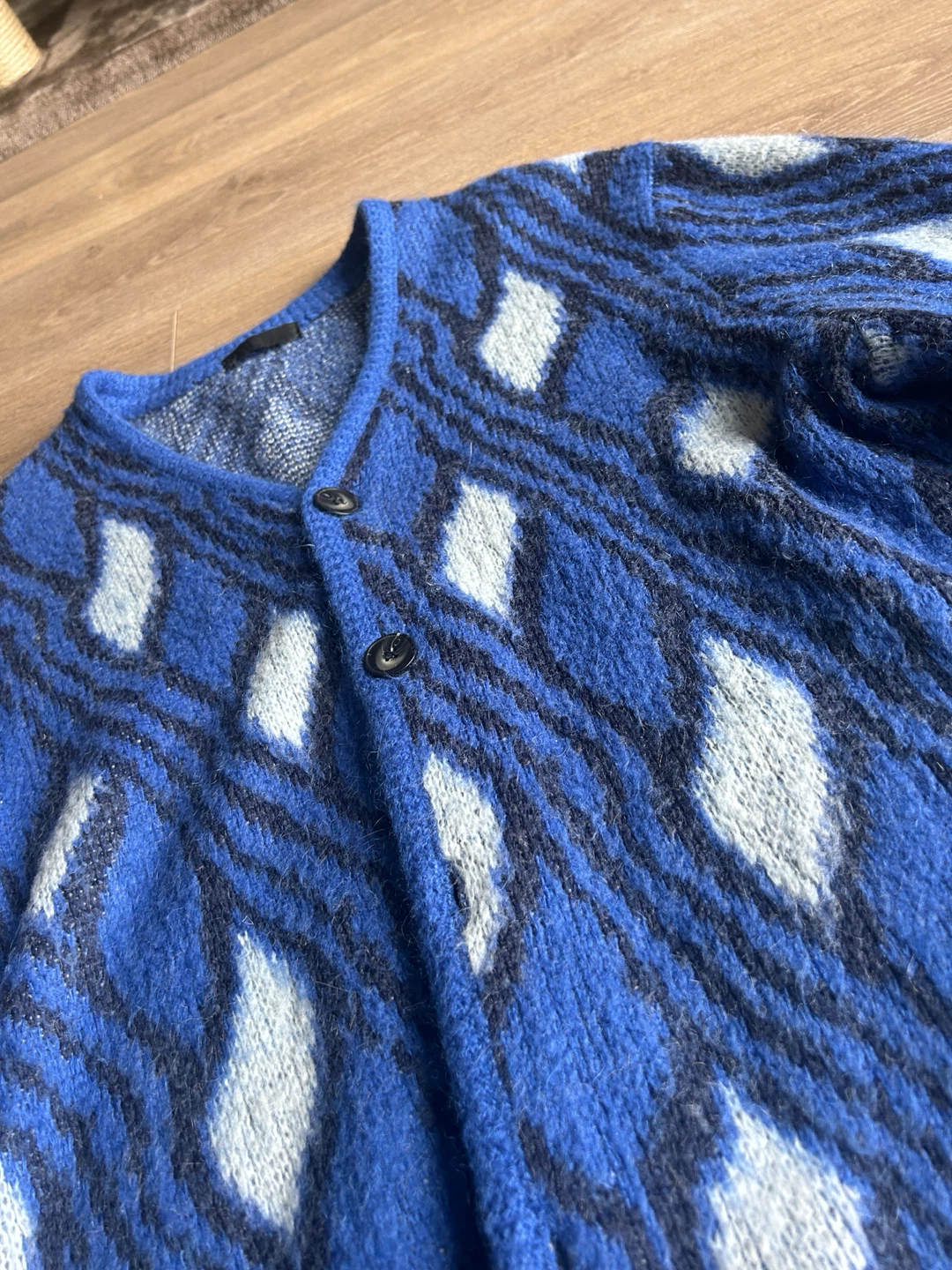 ASOS Blue Argyle Cardigan - photo 2
