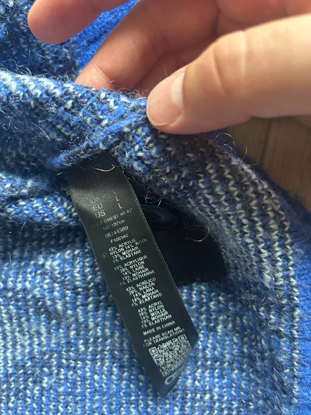 ASOS Blue Argyle Cardigan - photo 5