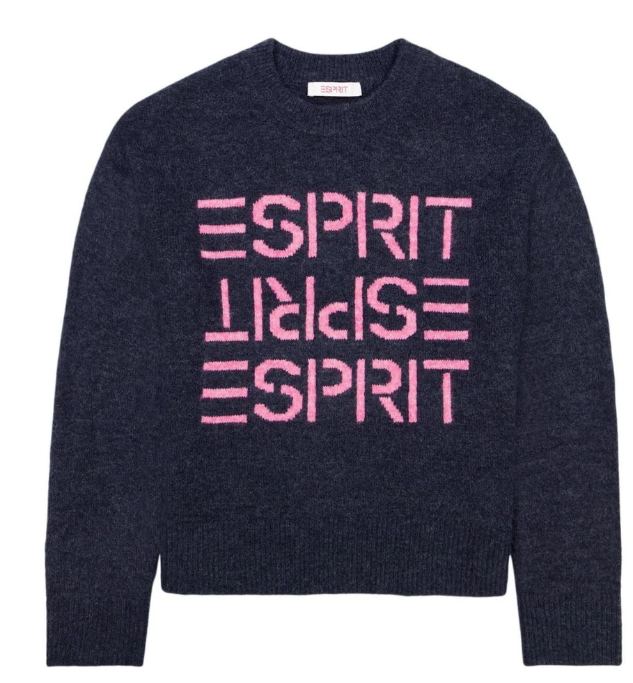ESPRIT Women’s Crewneck Logo Sweater, Retro 80s NWT - photo 5