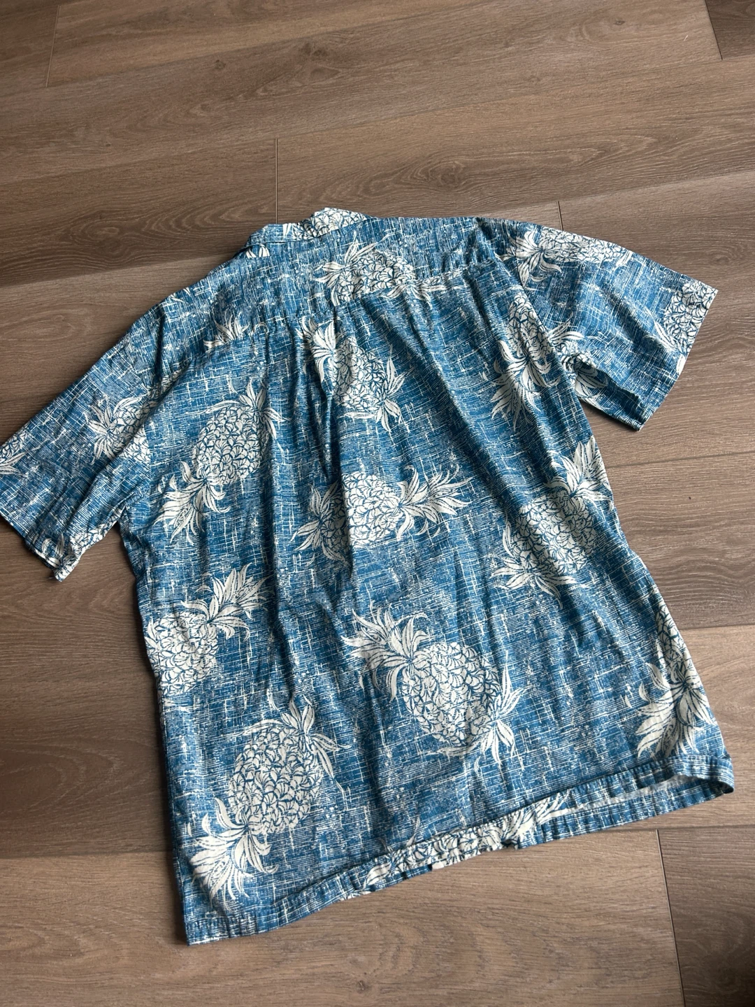 Palmwave Pineapple Print Short Sleeve Button Up Shirt - photo 4