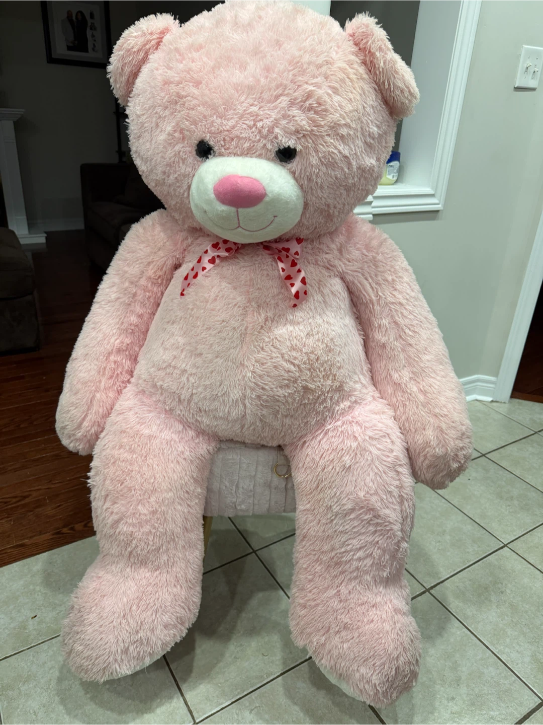 Sanrio & Giant Pink Bear Lot (Kuromi, Hello Kitty, My Melody)