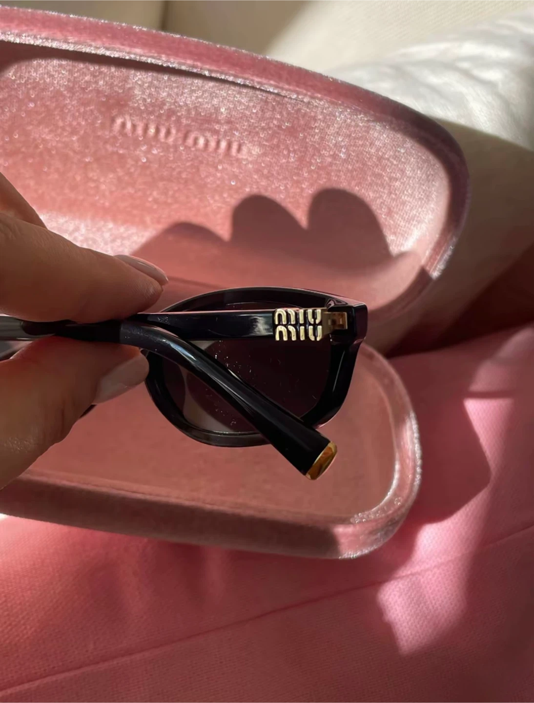 Miu Miu Black Cat-Eye Sunglasses - photo 2