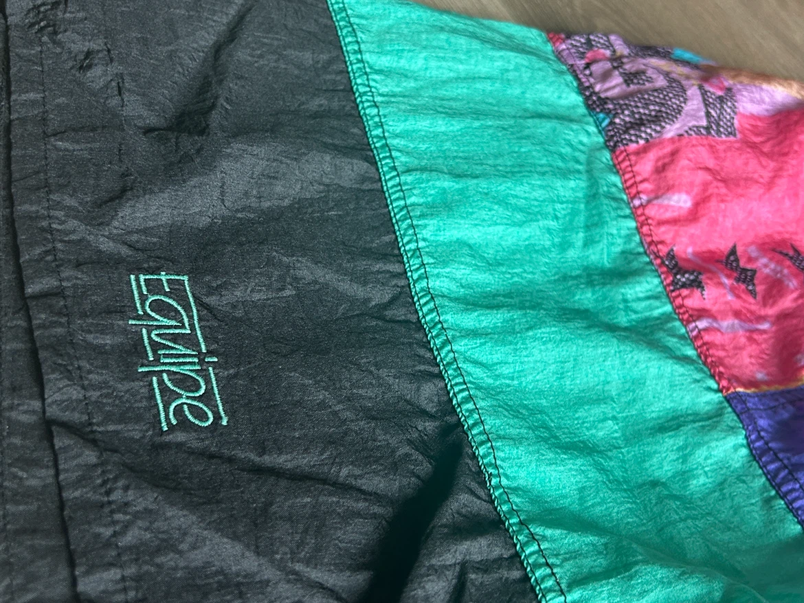 Equipe Retro Colorblock Nylon Shorts Size L - photo 2
