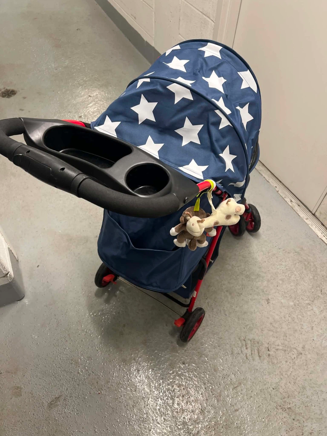 ibiyaya Pet Stroller - Star Pattern