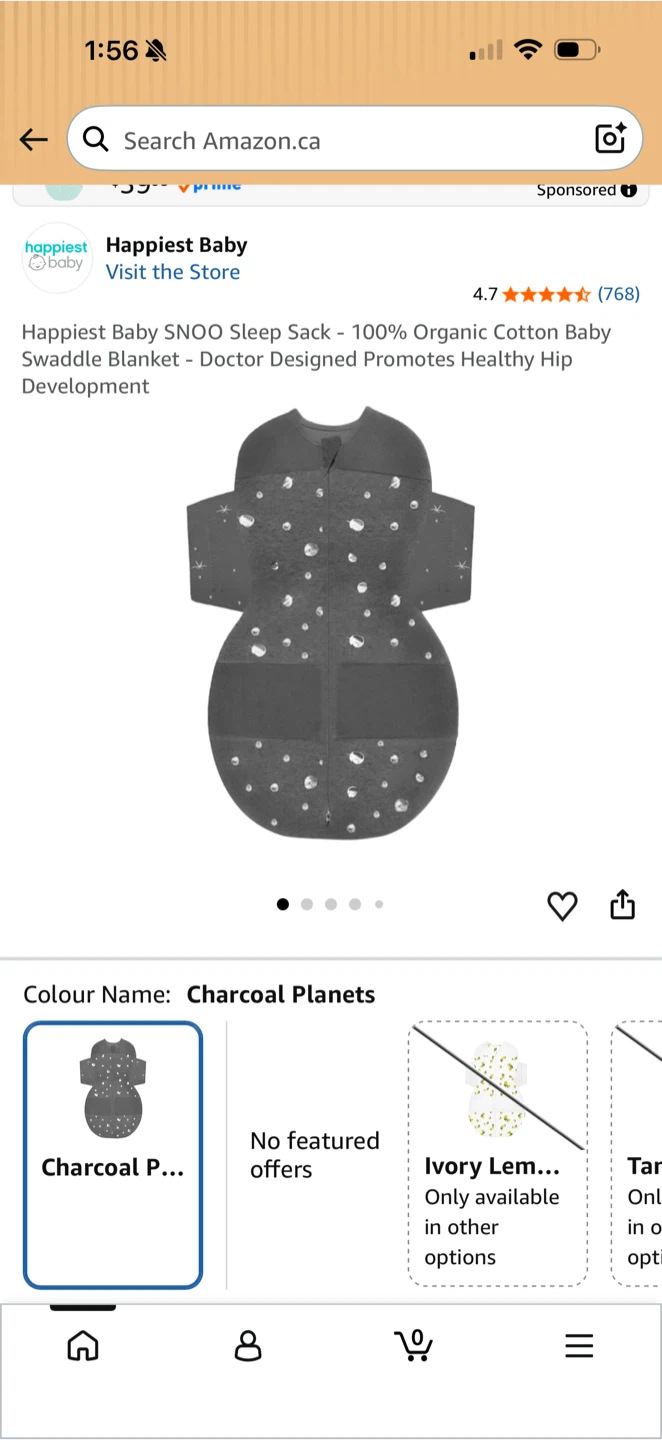 Happiest Baby SNOO Sleep Sack - Medium - photo 3
