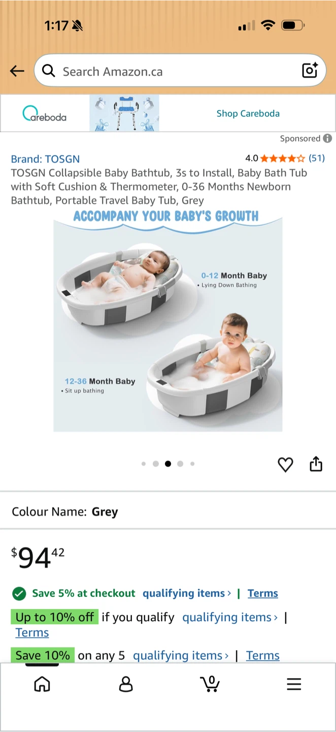 TOSGN Collapsible Baby Bathtub - photo 4