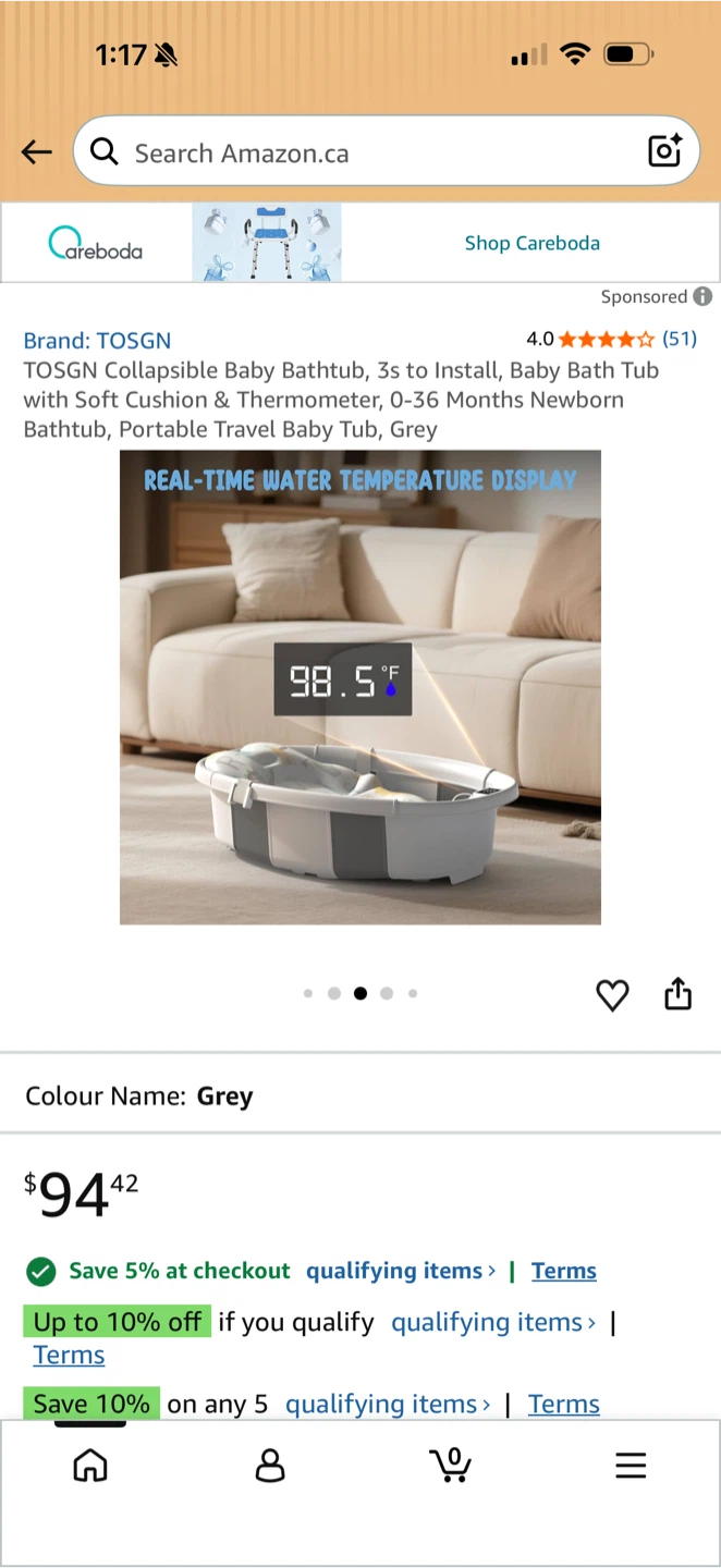 TOSGN Collapsible Baby Bathtub - photo 5