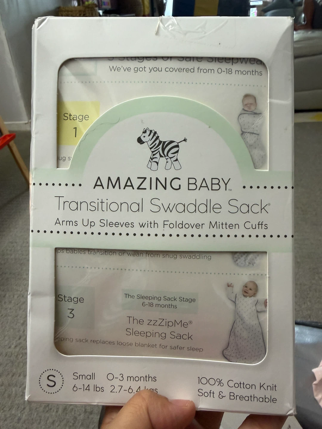 Amazing Baby Transitional Swaddler, Small