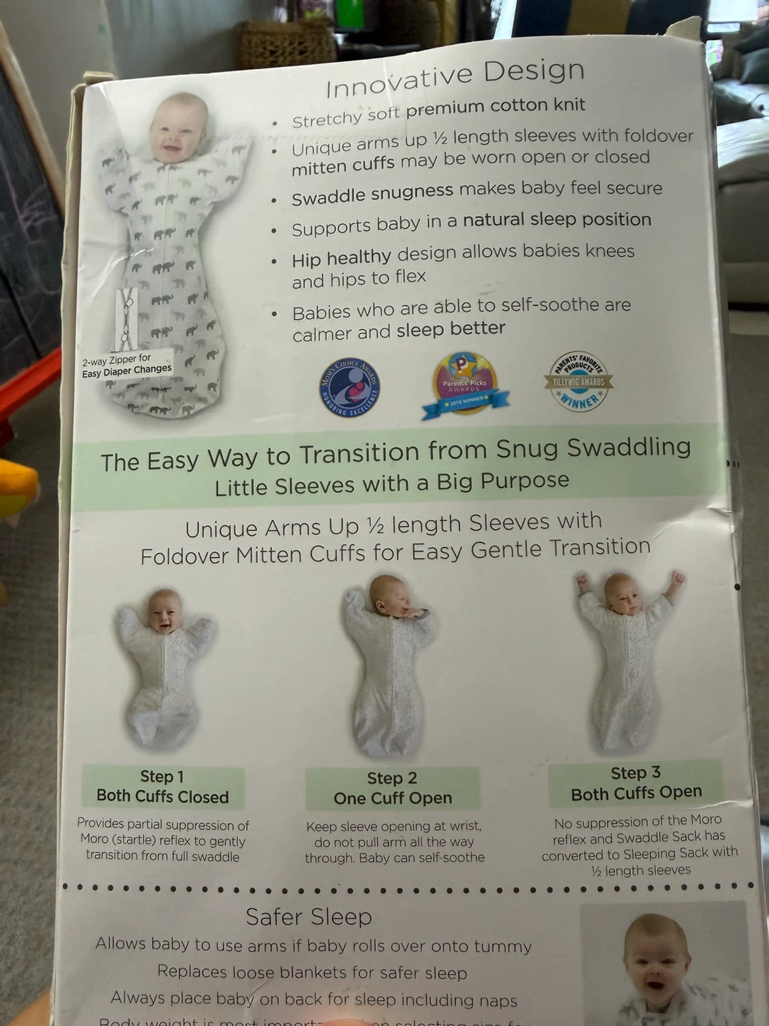 Amazing Baby Transitional Swaddler, Small - photo 2