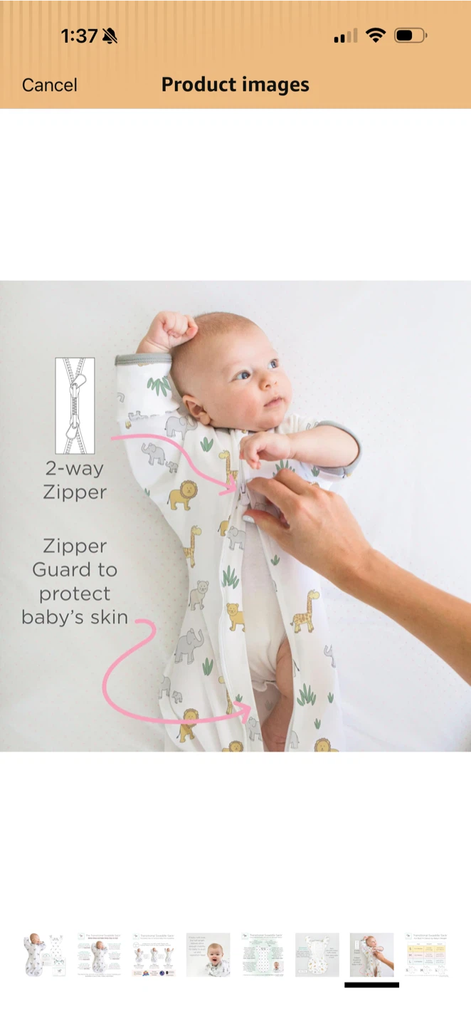Amazing Baby Transitional Swaddler, Small - photo 4