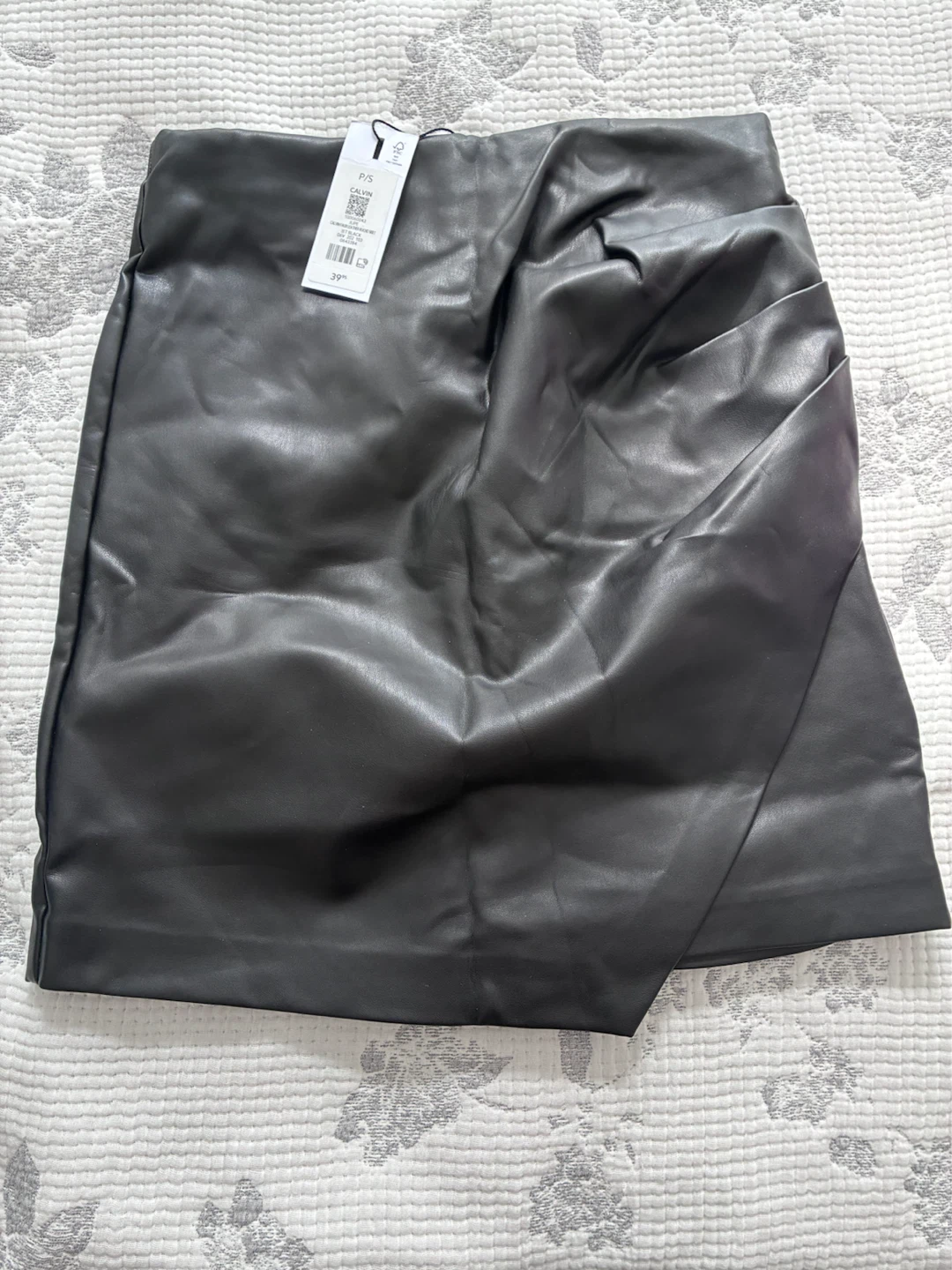 Faux Leather Skirt