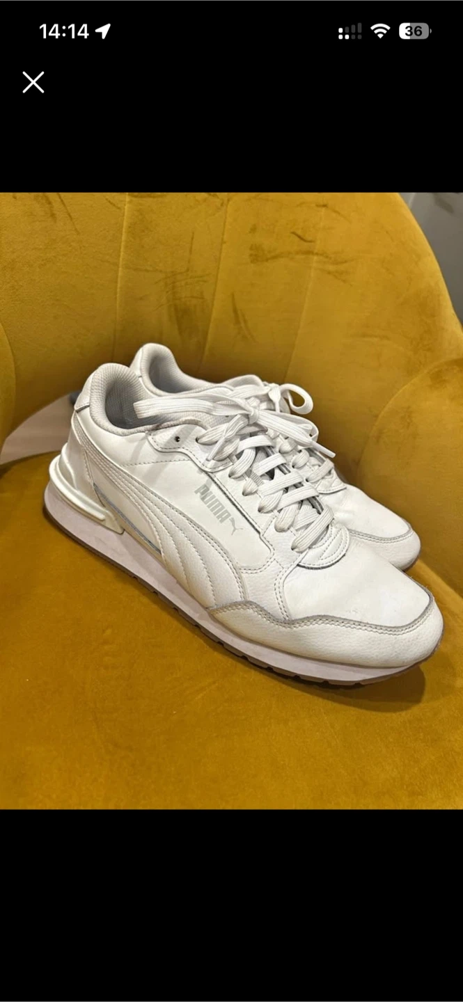 White Puma Sneakers Size 9.5
