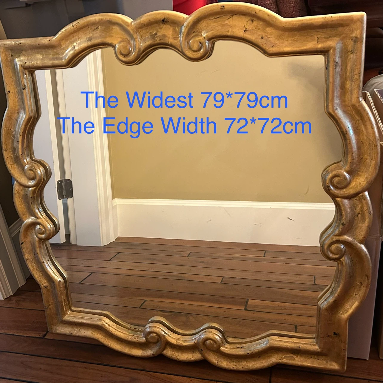 Ornate Gold-leaf Mirror
