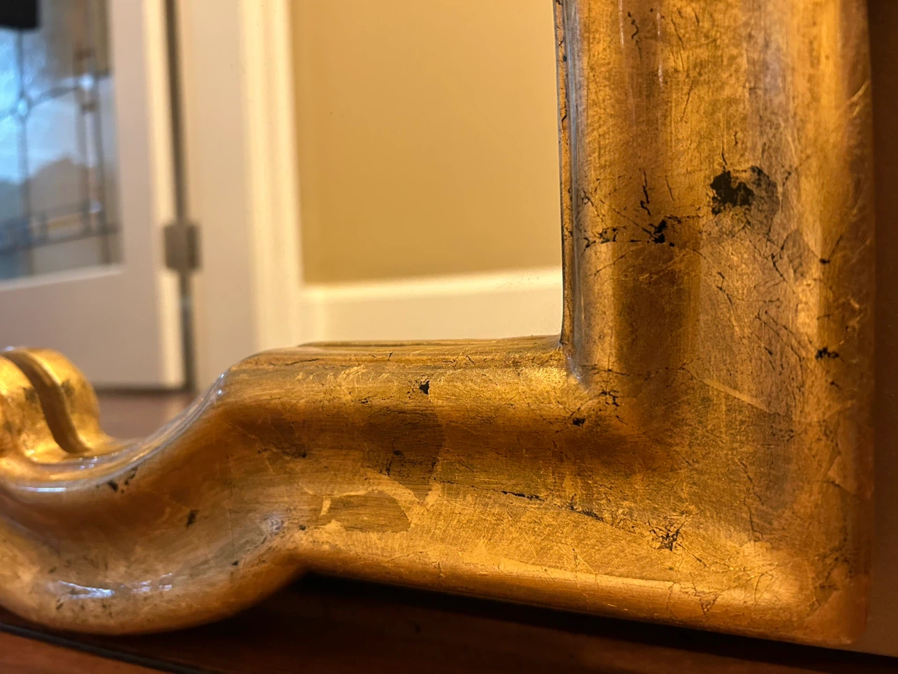 Ornate Gold-leaf Mirror - photo 4