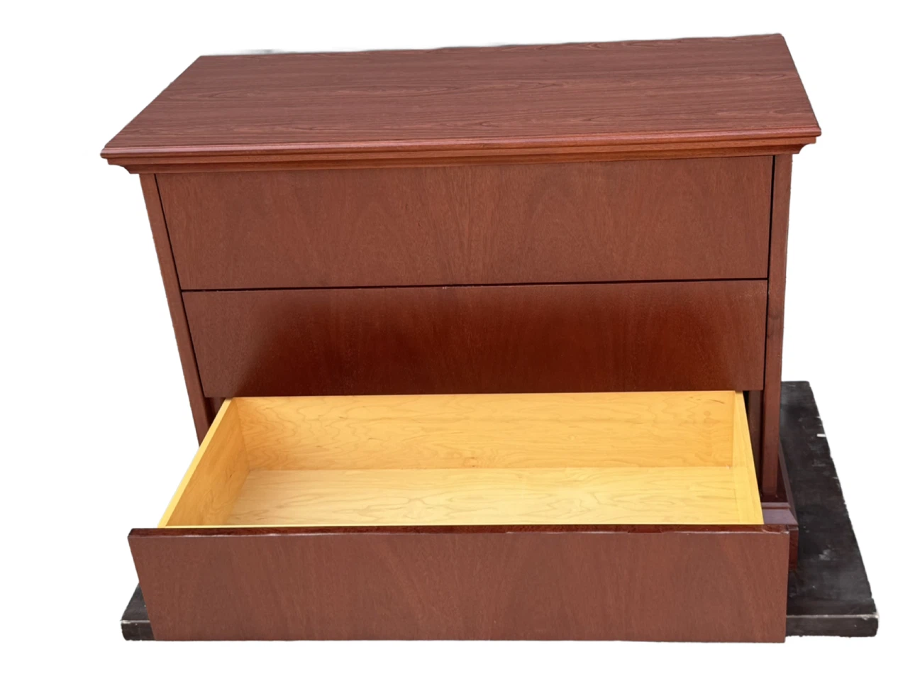 Cherry Finish 3-Drawer Chest