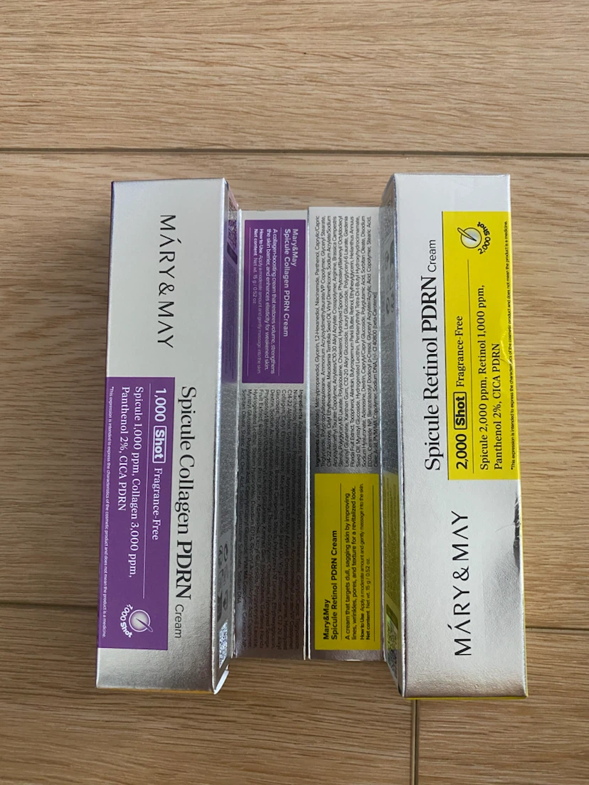 Mary&May Spicule Collagen and Retinol PDRN Cream Set