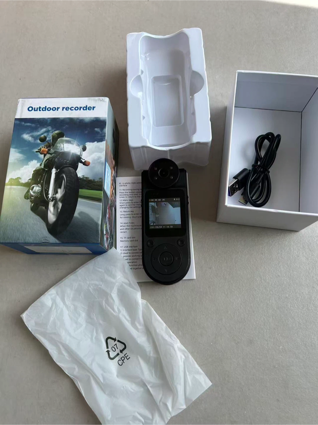 Mini Body Camera with Night Vision & 180° Rotating Lens - photo 2