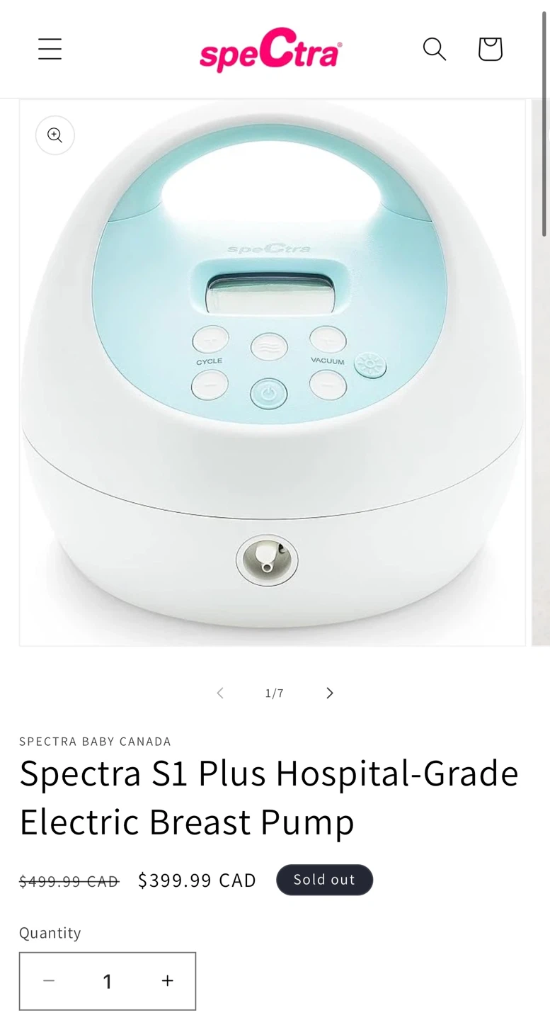 Spectra S1 Plus Rechargeable Electric Breast Pump - photo 3