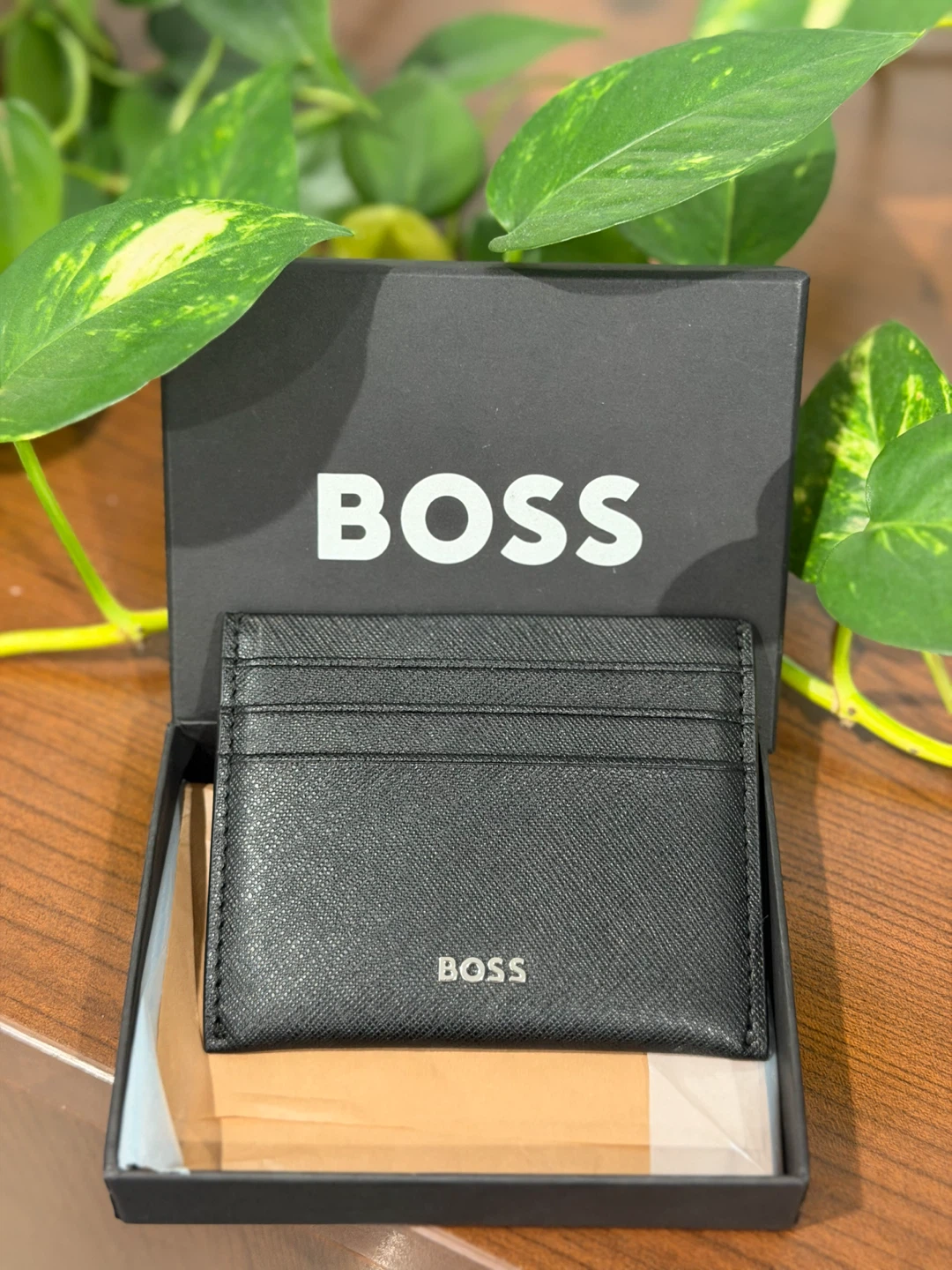 BOSS Card Holder Black - photo 2