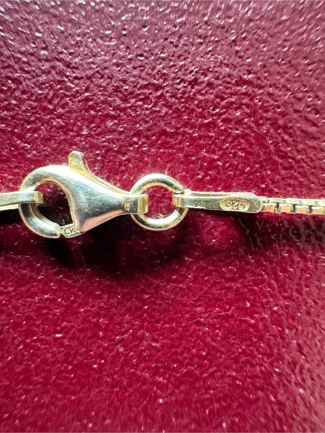 Gold Vermeil Box Chain Necklace - photo 2