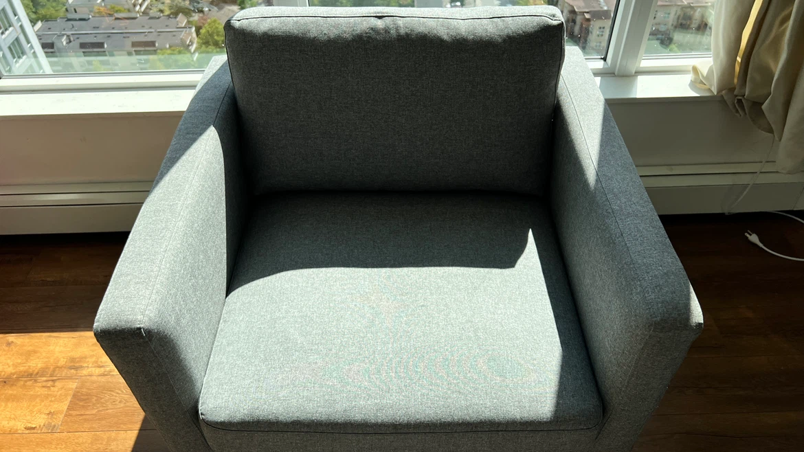 Modern Grey Accent Chair
