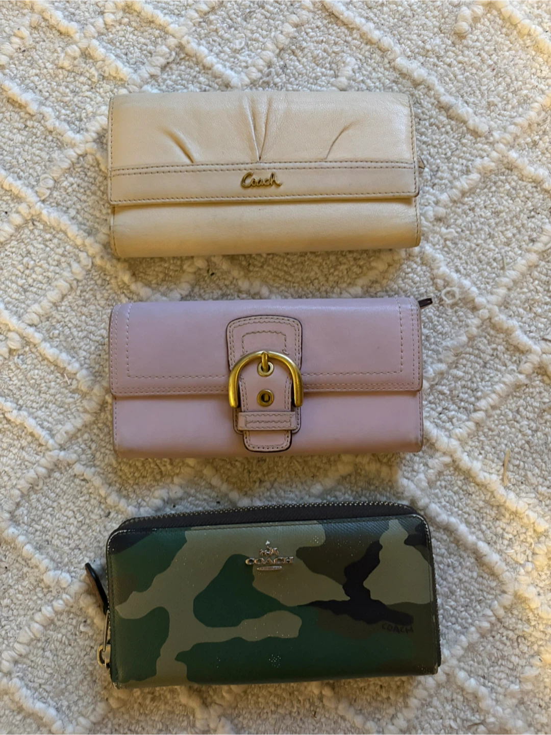 Three Coach Wallets