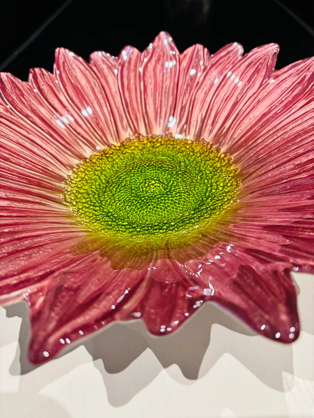 Decorative Flower Glass Bowl - photo 2