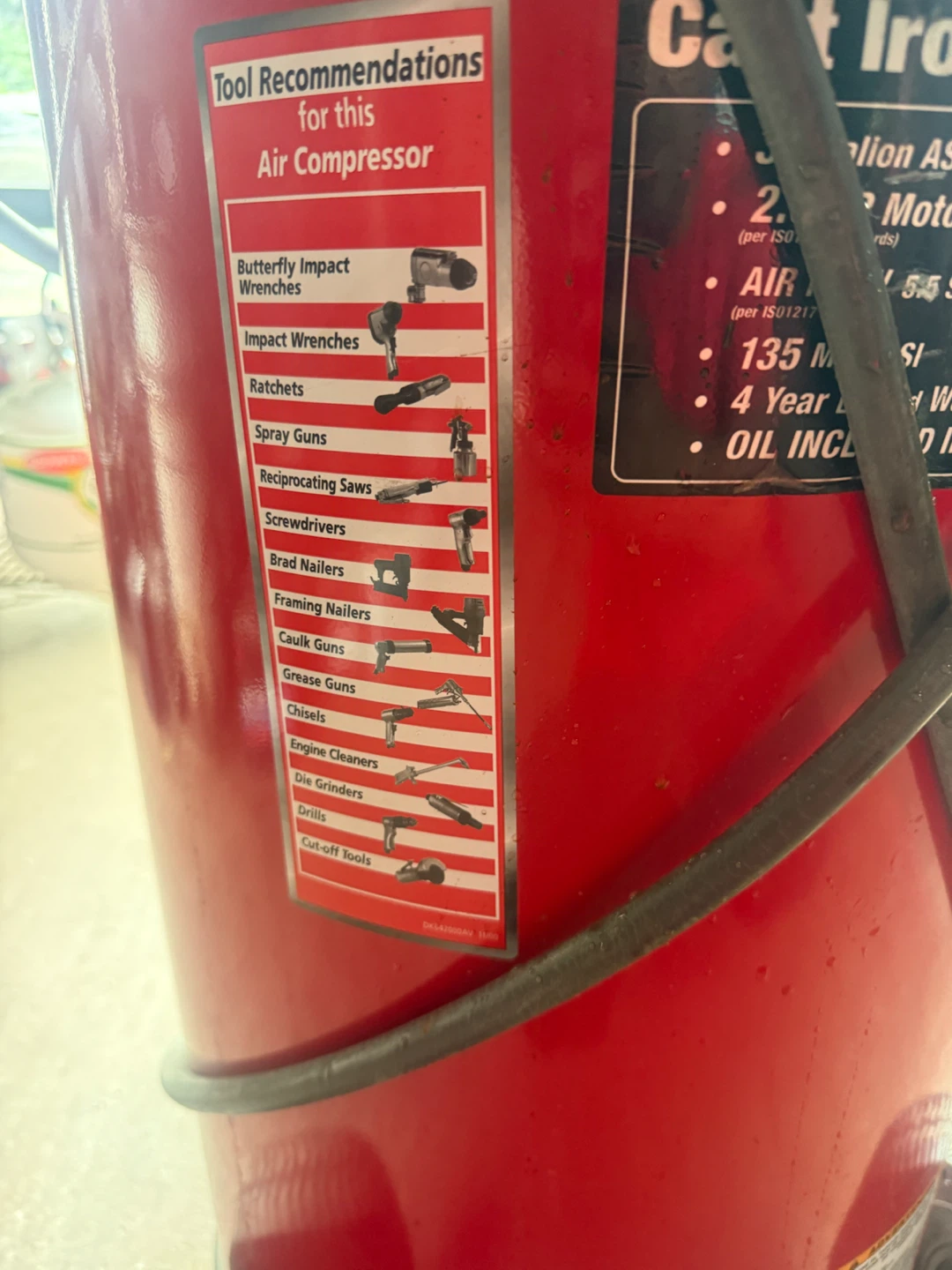 Husky Pro 30 Gallon Air Compressor - photo 4