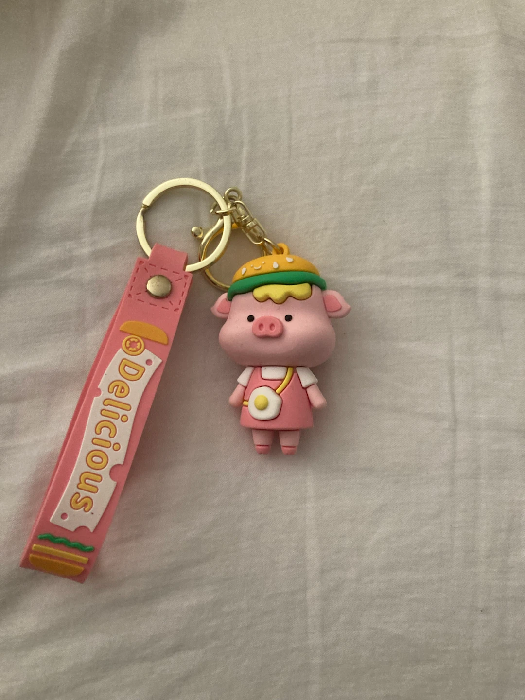 pig keychain
