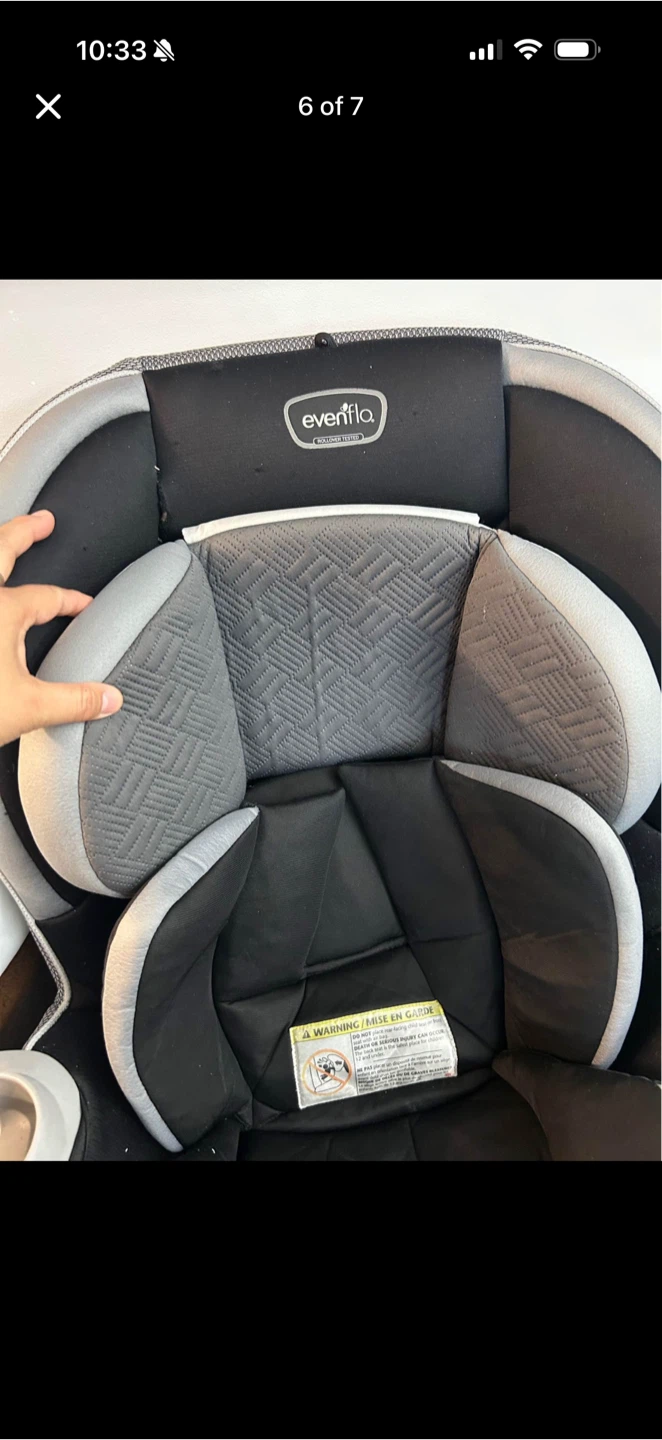 Evenflo Ashland Gray Car Seat - photo 5