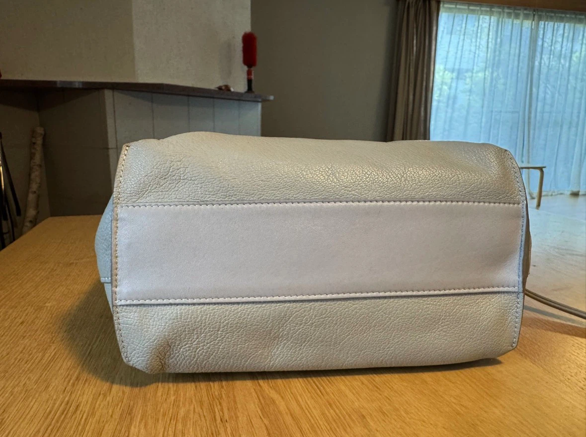 Chloé Light Grey Leather Tote Bag - photo 3
