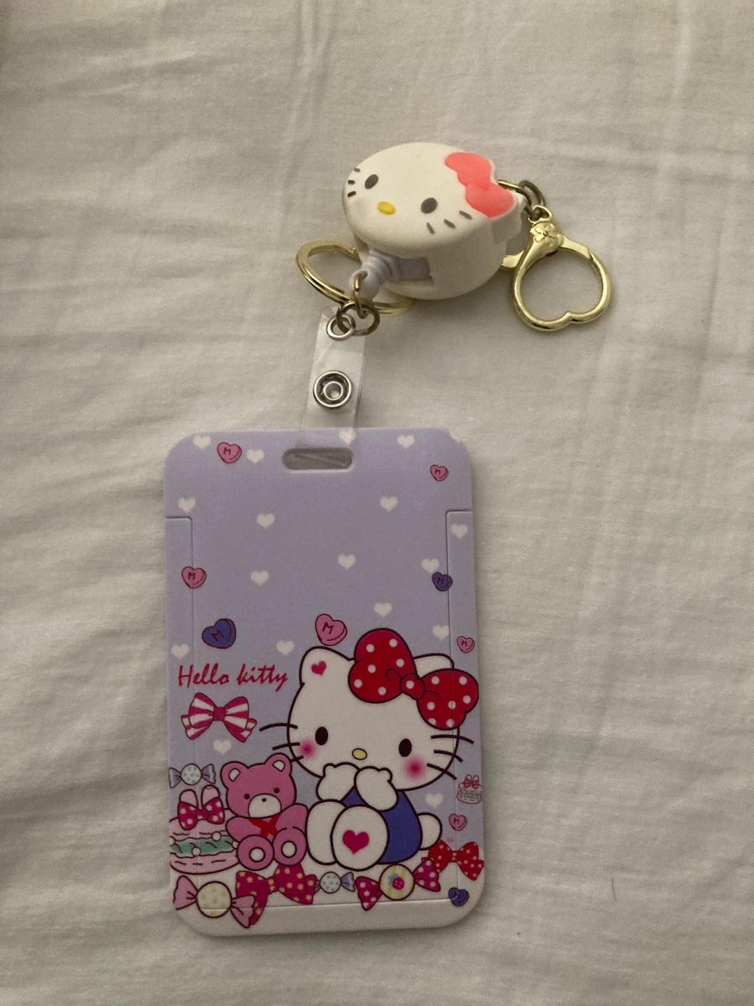 sanrio hello kitty cardholder keychain - photo 2