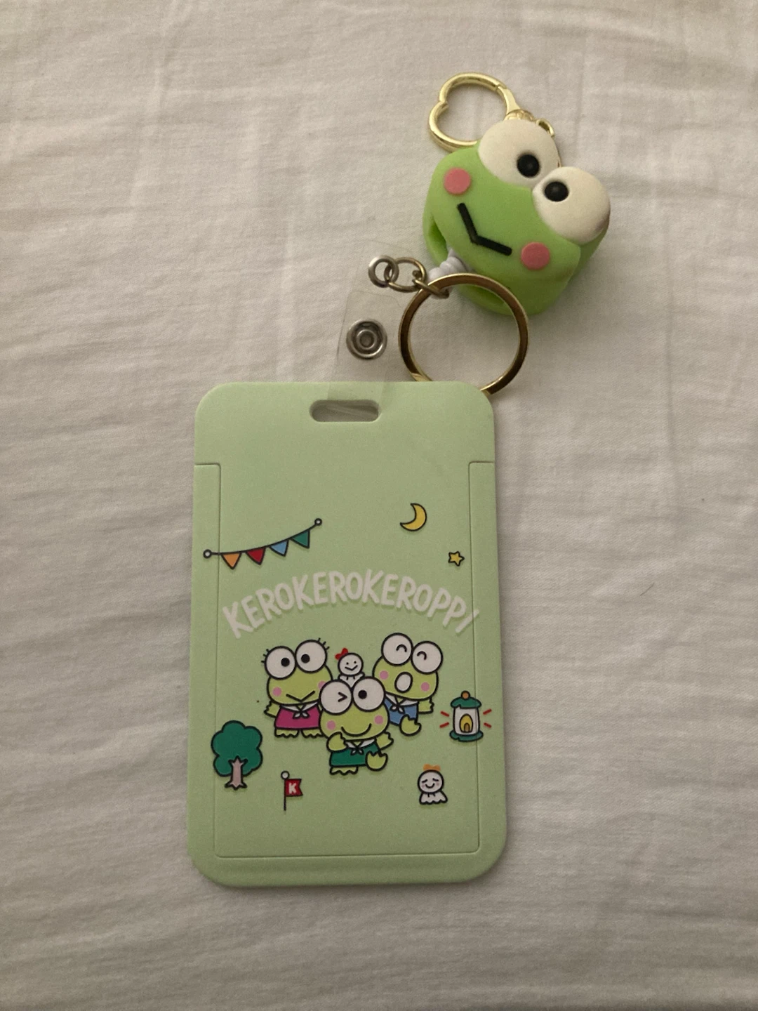 sanrio keroppi cardholder keychain - photo 2