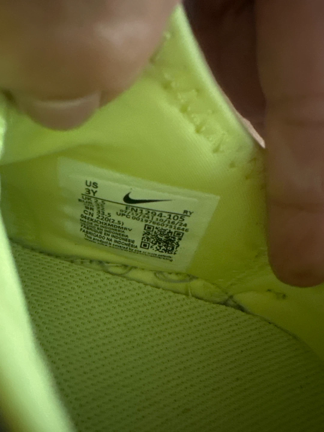 Nike Flex Runner Shoes Neon Yellow - photo 4
