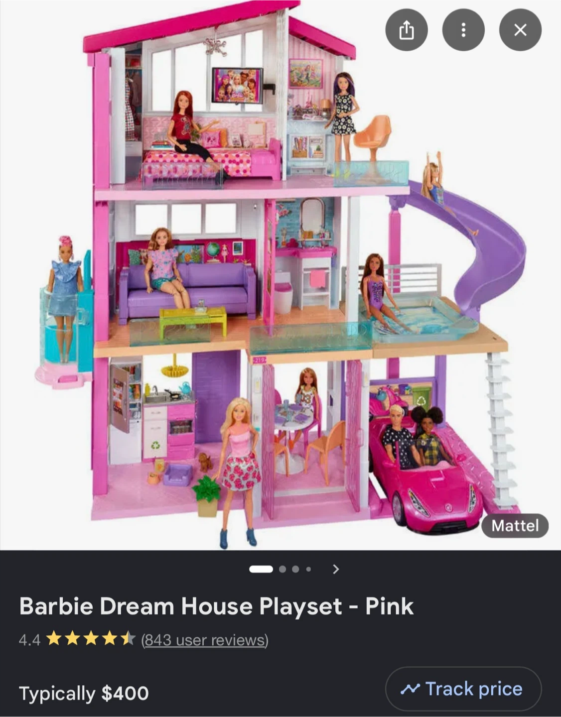 Barbie Dream House Playset - Pink