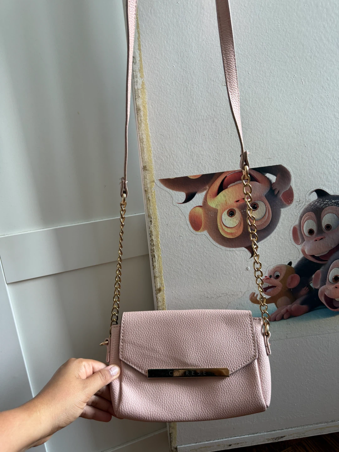 Caprese Pink Crossbody Bag