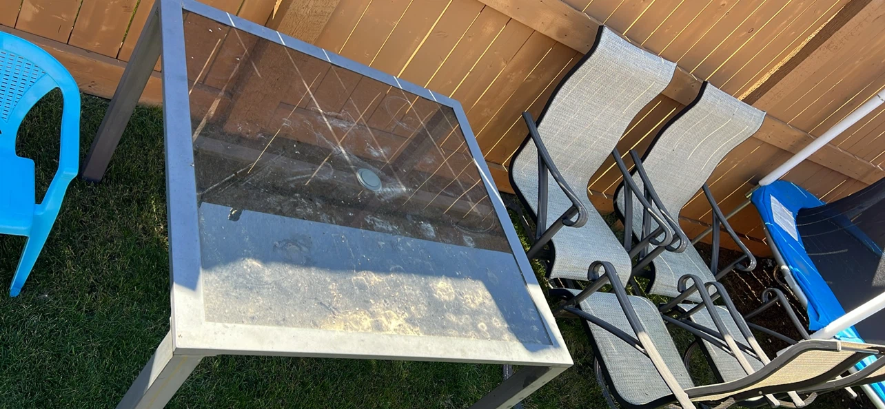 Patio Dining Set with 4 Chairs - photo 2