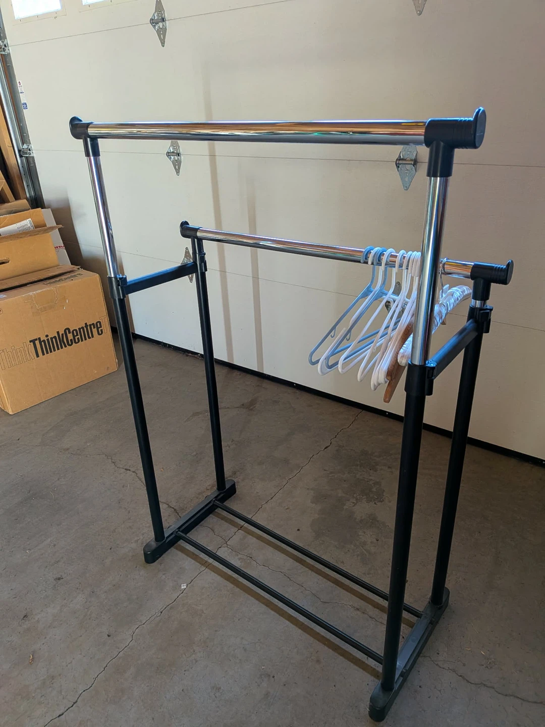 Adjustable Double Garment Rack - photo 2