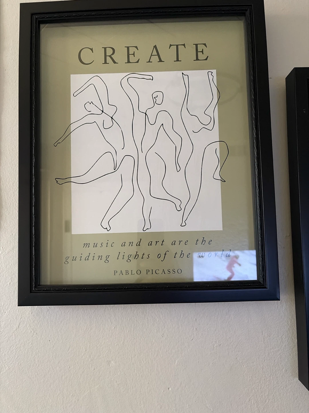 Set of 2 Framed Pablo Picasso Quote Wall Art - photo 3