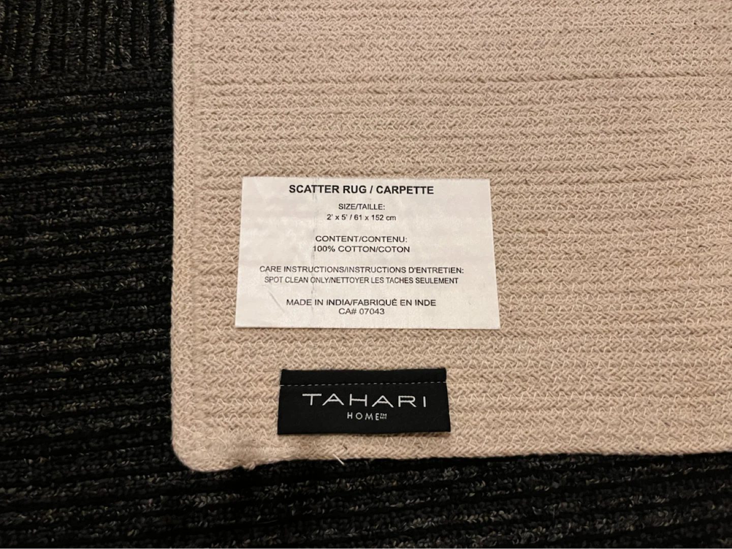 Tahari Home Striped Scatter Rug - photo 2