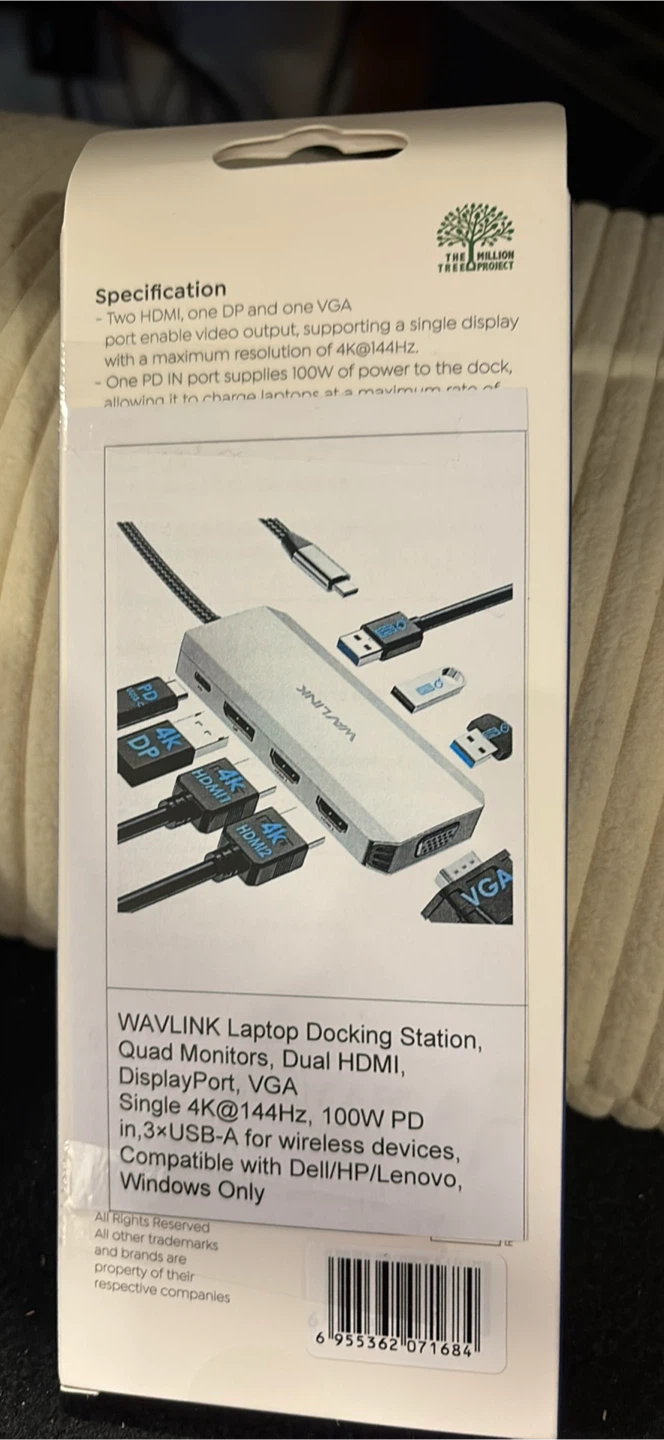 Wavlink USB-C Quad Display Docking Station WL-UMD304 Pro - photo 2
