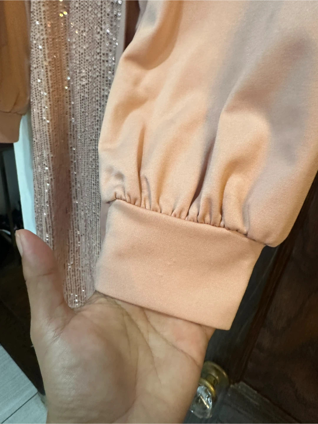 Grace Karin Sequin Dress in Dusty Peach - photo 5
