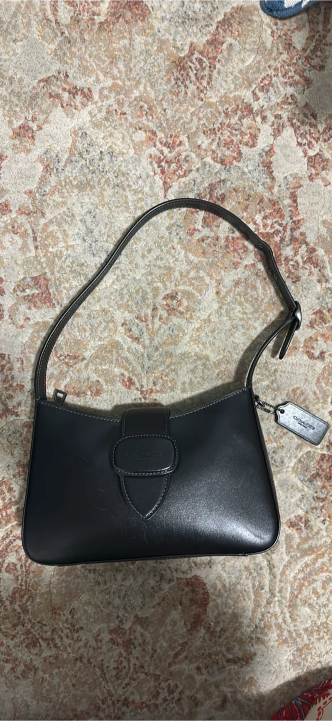 Black Coach Eliza Shoulder Bag