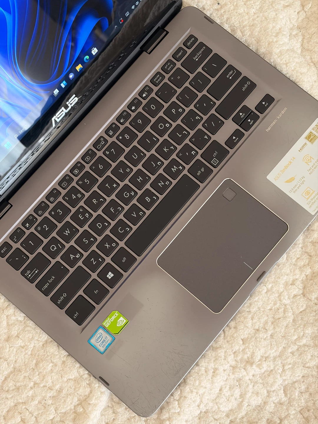 ASUS Zenbook 14-UX461FN Flip — i7-8th / 16Gb / 500Gb / Nvidia - photo 2