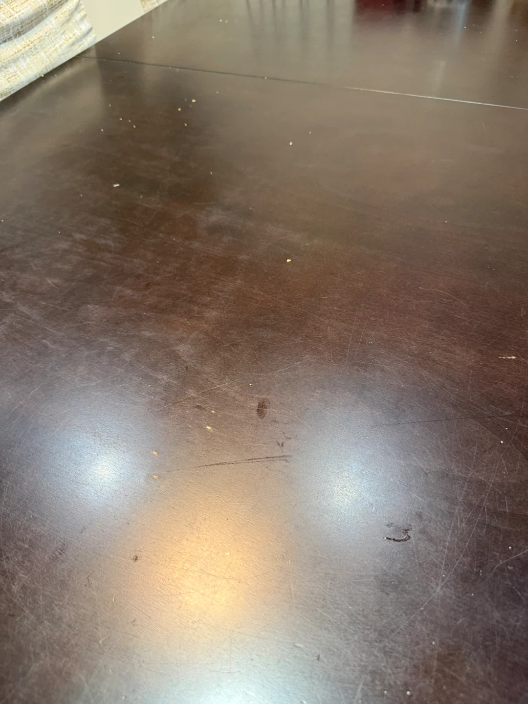 Dark Brown Dining Table with 5 chairs - photo 3