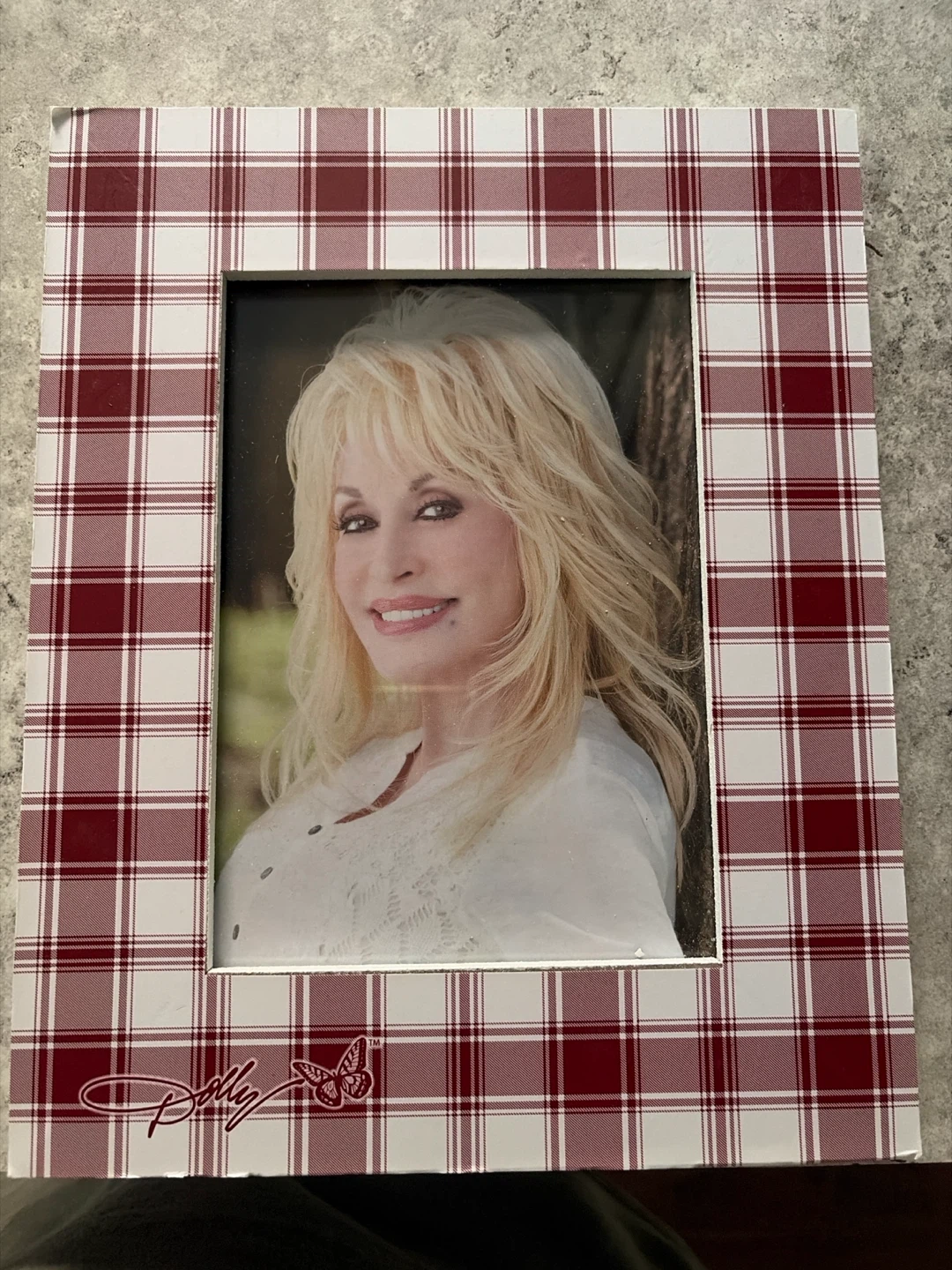 Dolly Parton Red Flannel Photo Frame 5 x 7