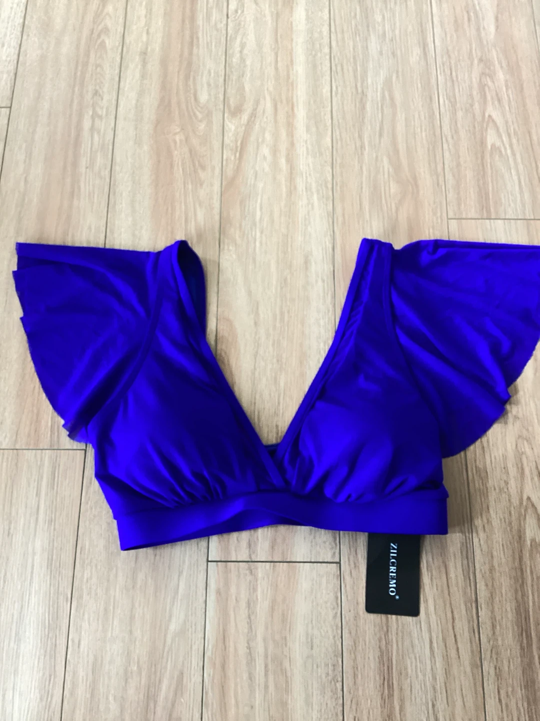 Zilcremo Royal Blue Bikini Top - S - photo 3